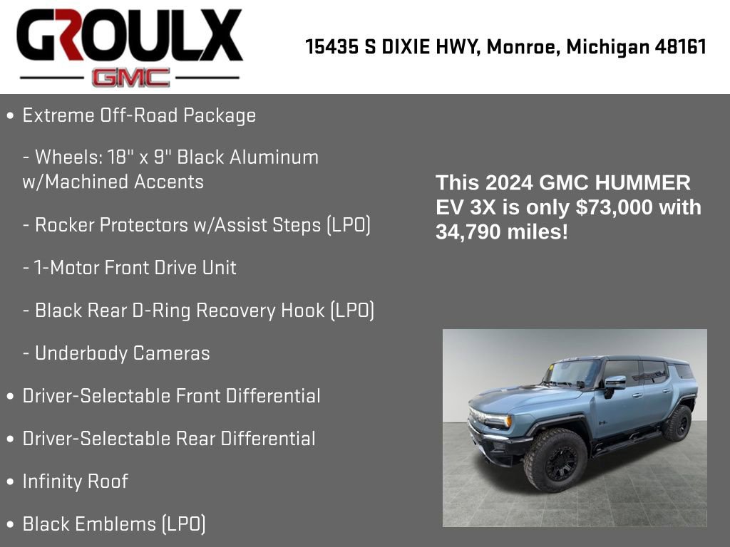 Used 2024 GMC Hummer EV 3X w/ Omega Edition image 22