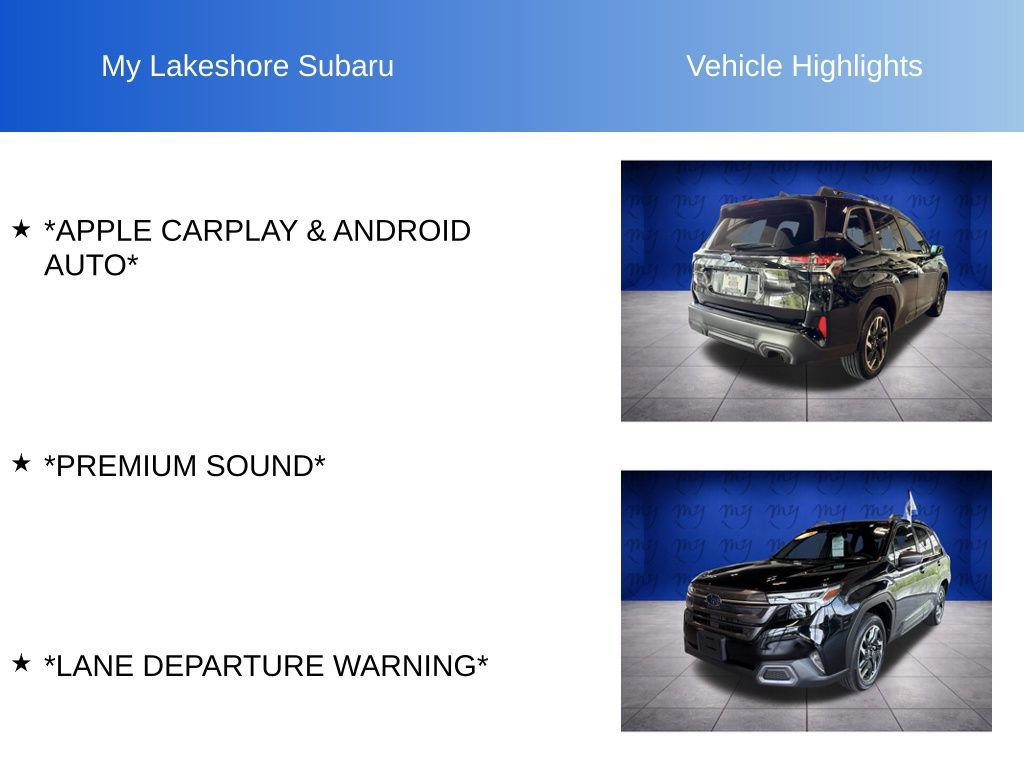 Certified 2025 Subaru Forester Limited w/ Popular Package AWD/4WD image 7
