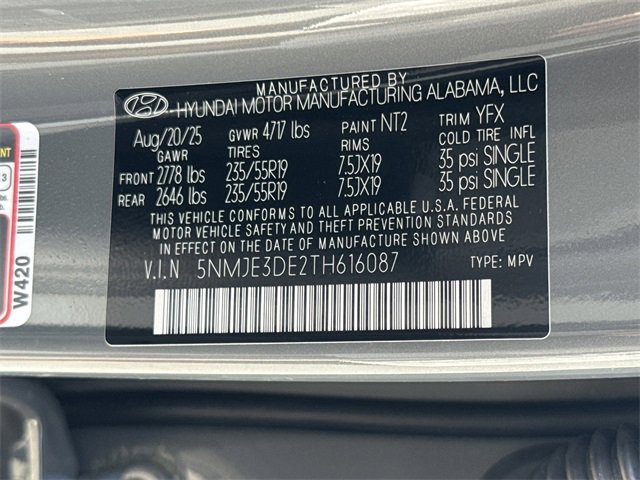 New 2026 Hyundai Tucson Limited image 27