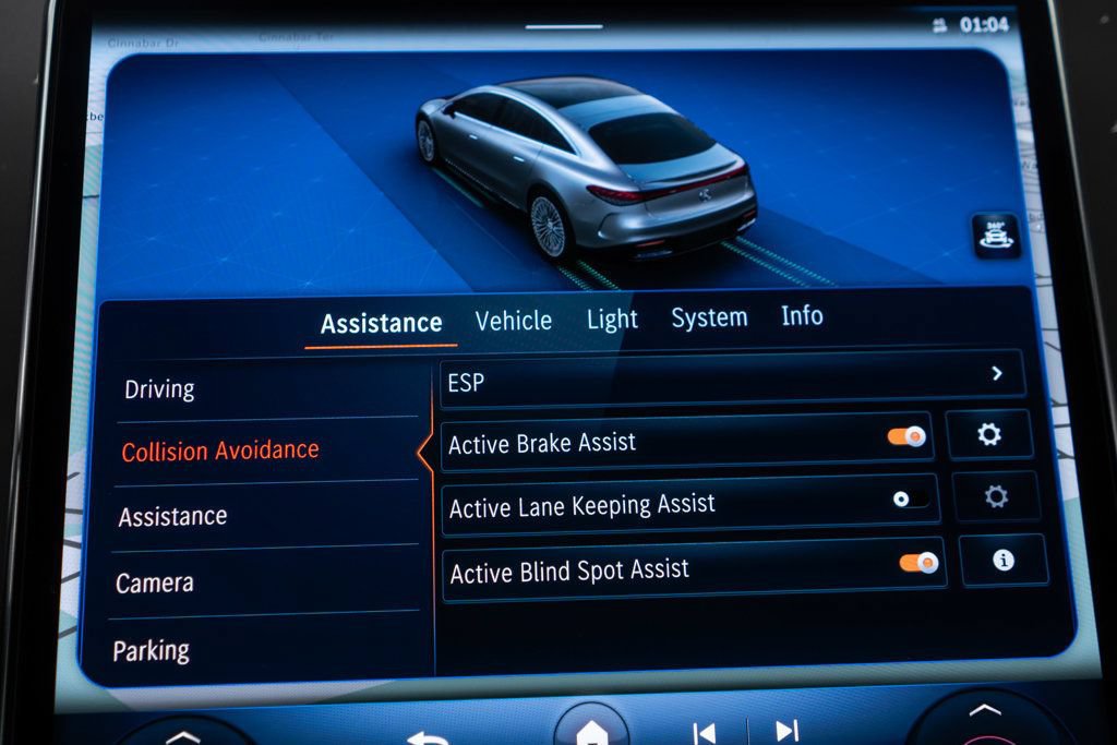 Used 2023 Mercedes-Benz EQS 450+ 4MATIC Sedan w/ AMG Line Exterior Package image 21