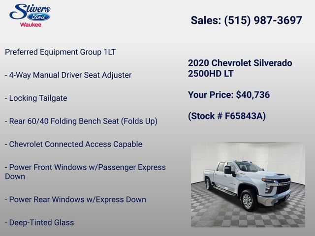 Used 2020 Chevrolet Silverado 2500 LT w/ All Star Edition AWD/4WD image 8
