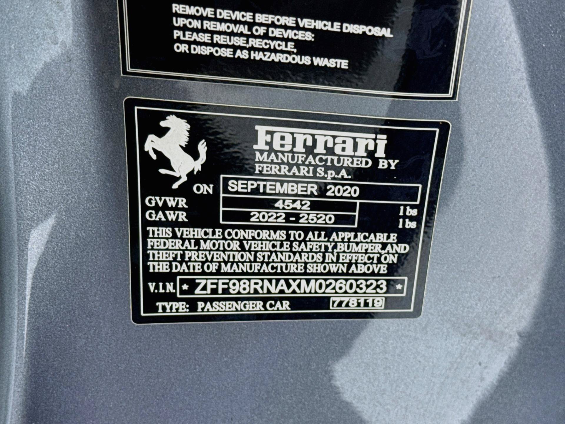 Used 2021 Ferrari Roma RWD image 32