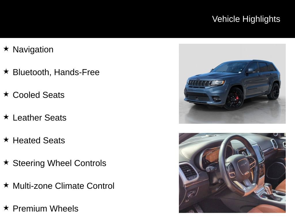 Used 2021 Jeep Grand Cherokee SRT image 11