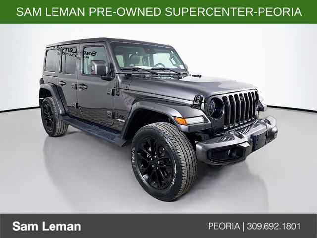 Used 2021 Jeep Wrangler Unlimited Sahara AWD/4WD image 1