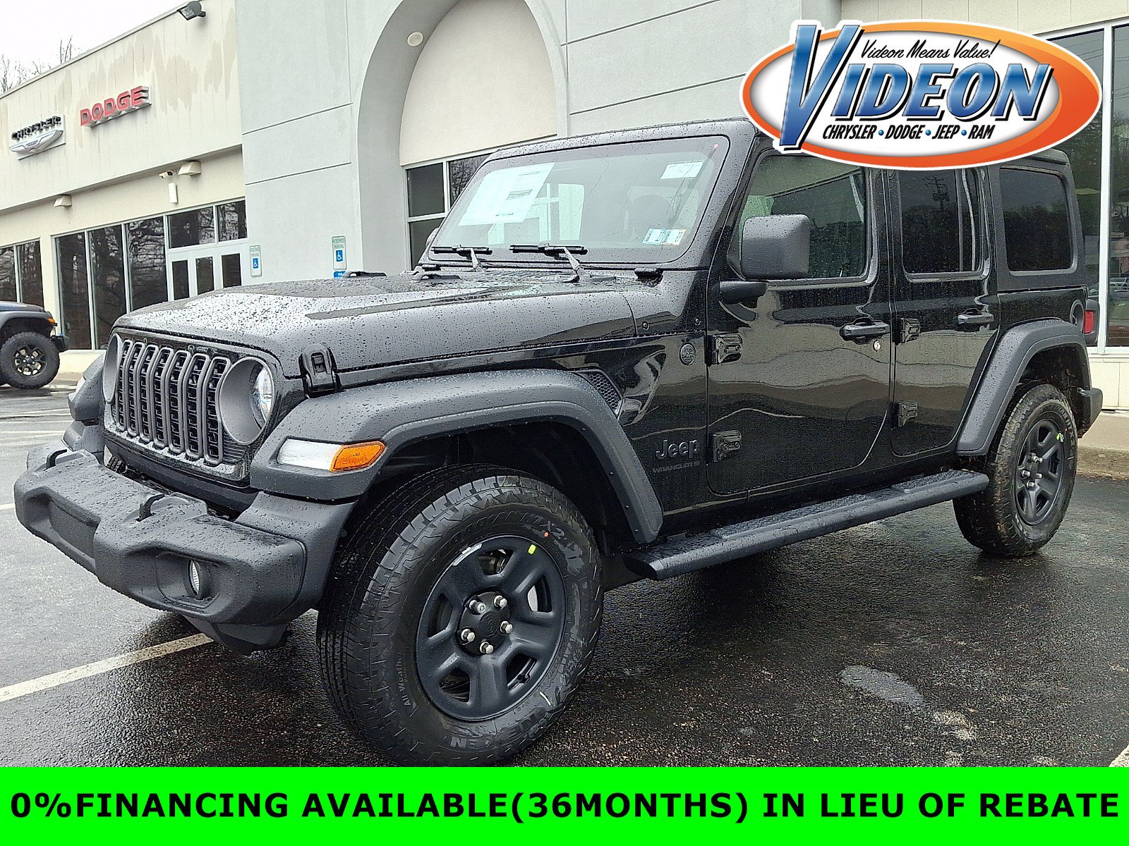 New 2026 Jeep Wrangler Unlimited Sport