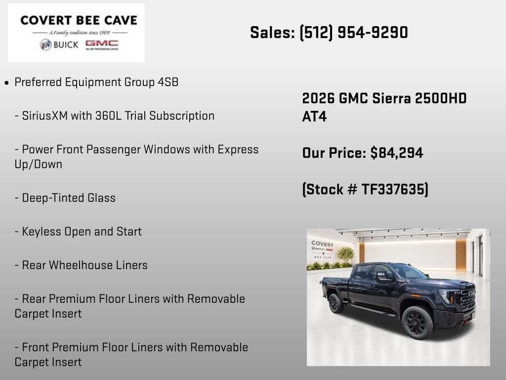 New 2026 GMC Sierra 2500 AT4 w/ AT4 Premium Plus Package AWD/4WD image 7