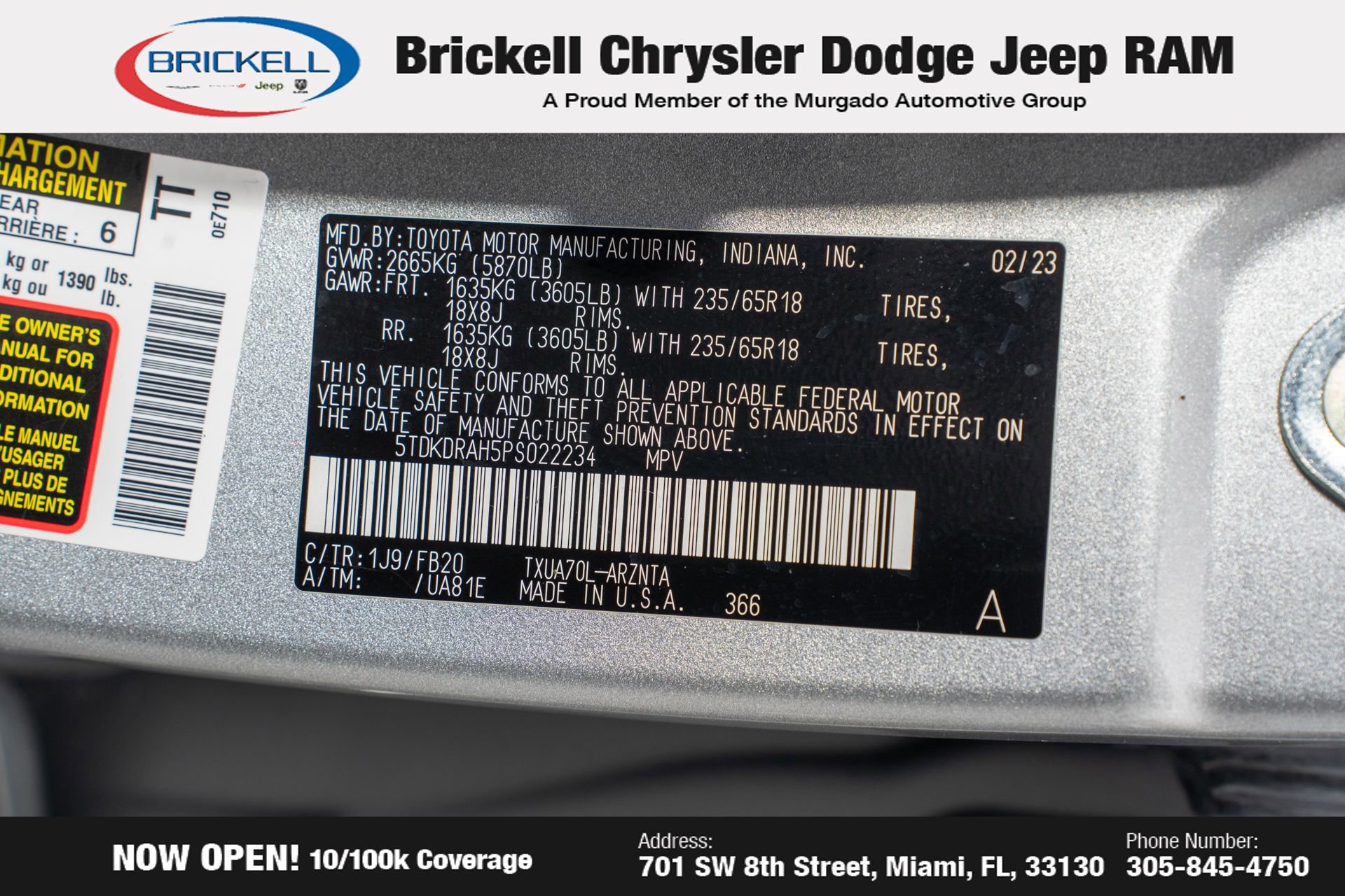 Used 2023 Toyota Highlander LE image 38