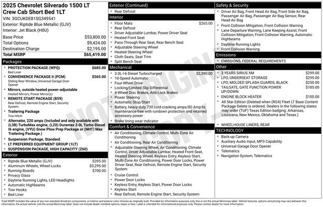 New 2025 Chevrolet Silverado 1500 LT w/ Protection Package image 4