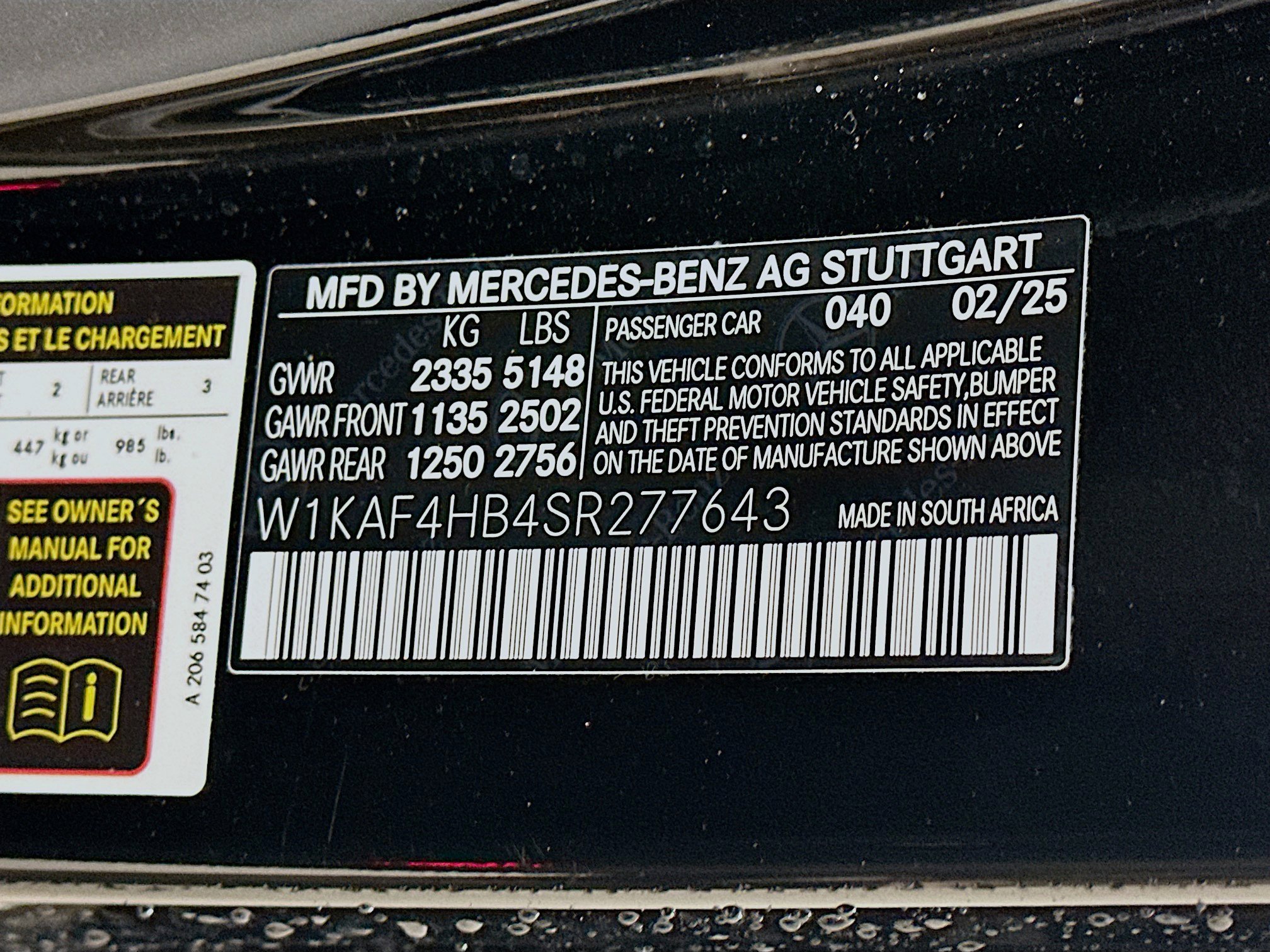 Certified 2025 Mercedes-Benz C 300 4MATIC Sedan image 44