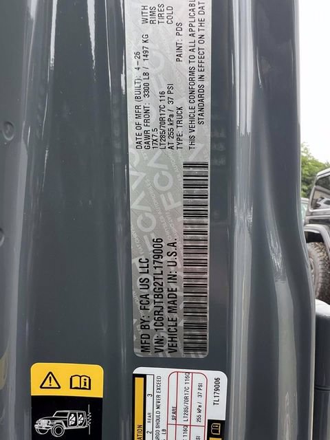 New 2026 Jeep Gladiator Rubicon AWD/4WD image 9