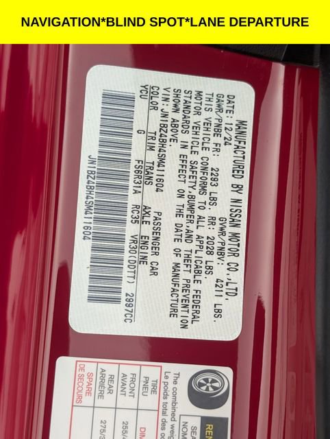 Used 2025 Nissan Z Performance w/ Floor Mat Package RWD image 29