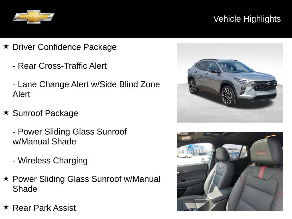 Used 2024 Chevrolet Trax RS w/ Sunroof Package image 19