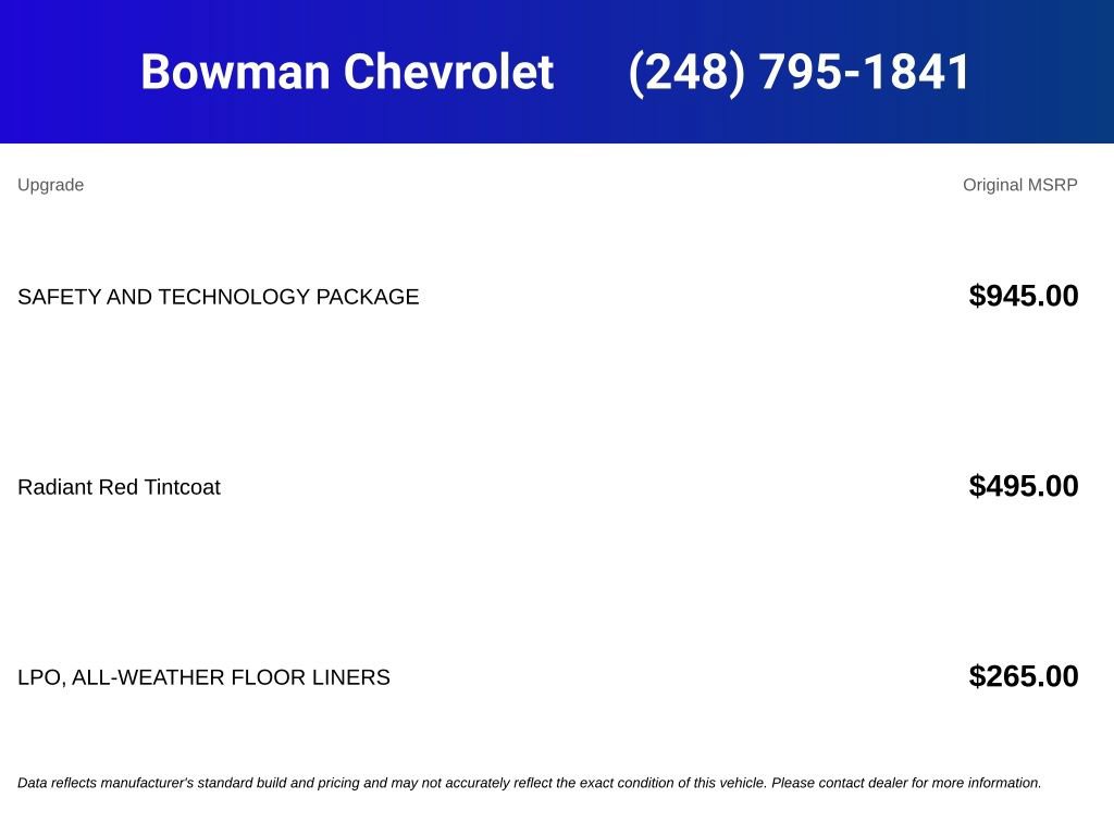 New 2026 Chevrolet Equinox LT w/ Safety and Technology Package FWD image 5