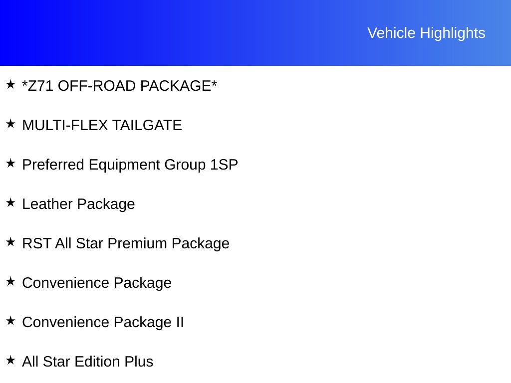 New 2026 Chevrolet Silverado 1500 RST w/ RST All Star Premium Package AWD/4WD image 10