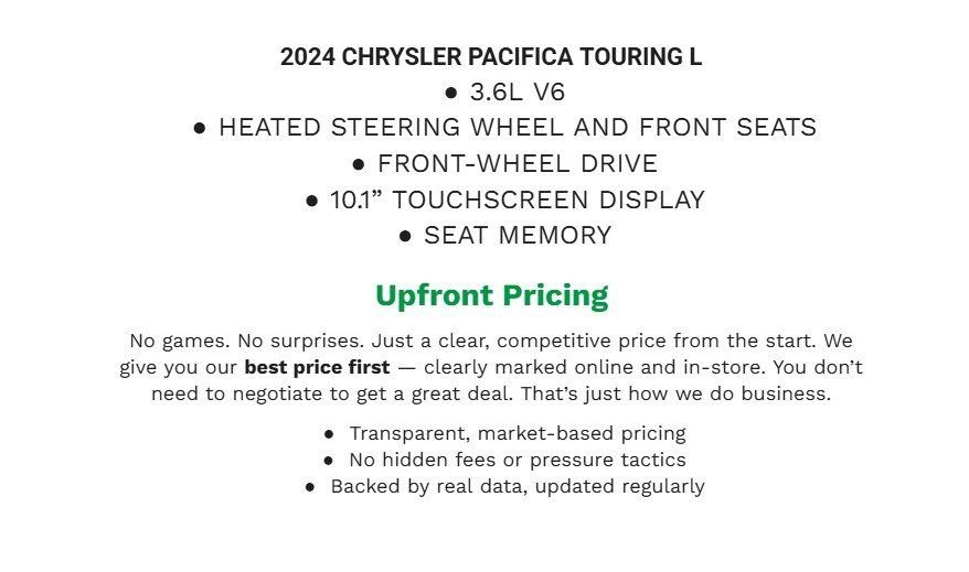 Used 2024 Chrysler Pacifica Touring-L image 2