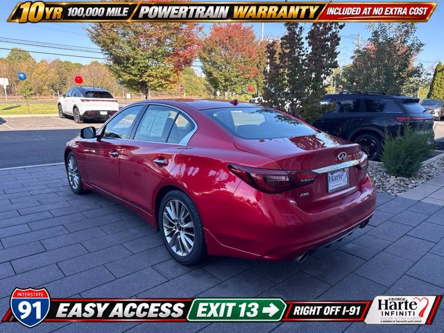 Used 2022 INFINITI Q50 Luxe w/ Cargo Package AWD/4WD image 6