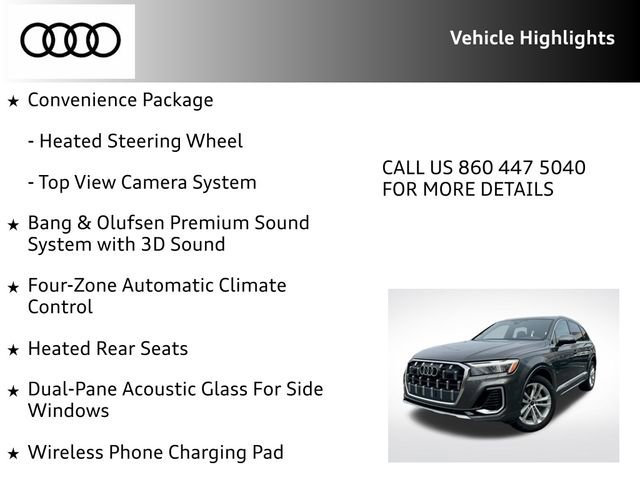 Certified 2025 Audi Q7 3.0T Premium Plus w/ Premium Plus Package AWD/4WD image 31