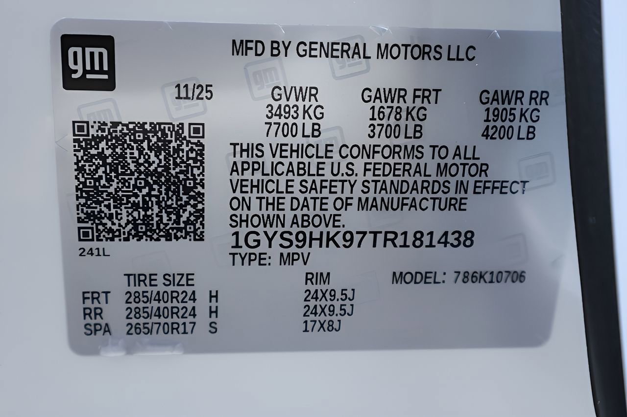 Certified 2026 Cadillac Escalade V w/ LPO, ONYX Package image 32