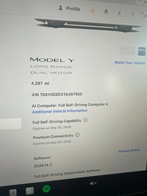 Used 2026 Tesla Model Y Long Range AWD/4WD image 7