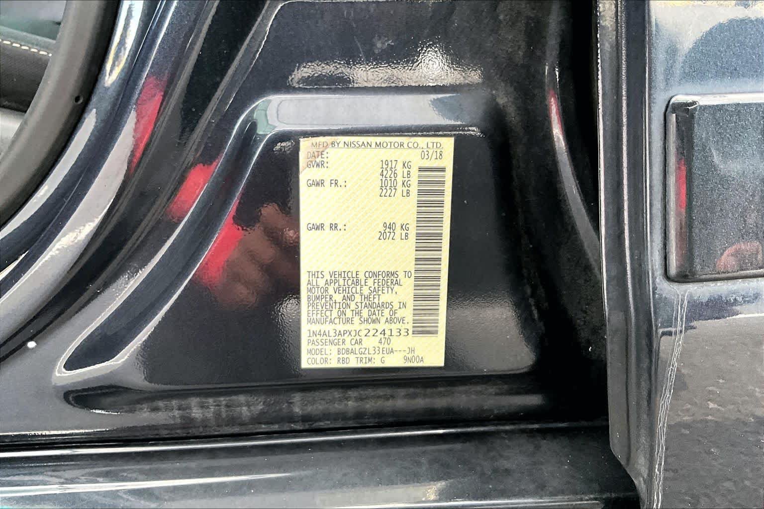Used 2018 Nissan Altima 2.5 S w/ S Convenience Package FWD image 34