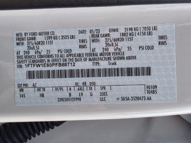 Used 2023 Ford F150 Lariat w/ Equipment Group 502A High AWD/4WD image 33