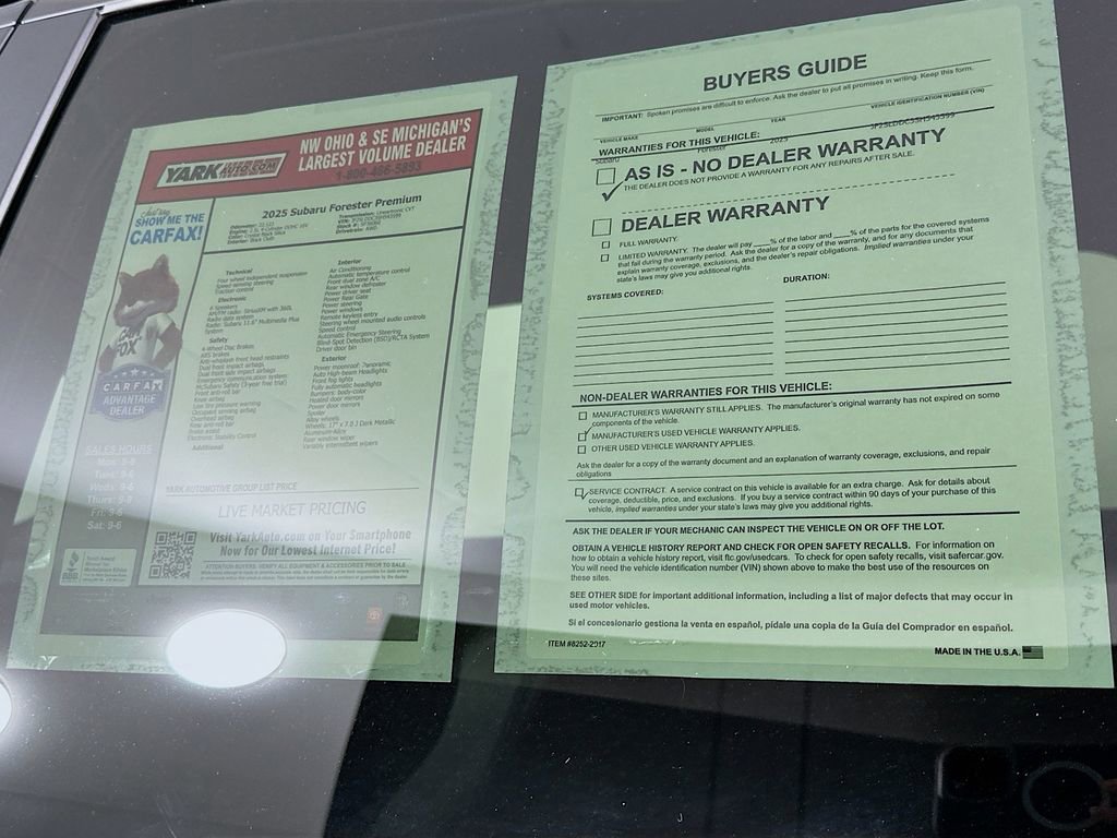 Certified 2025 Subaru Forester Premium image 13