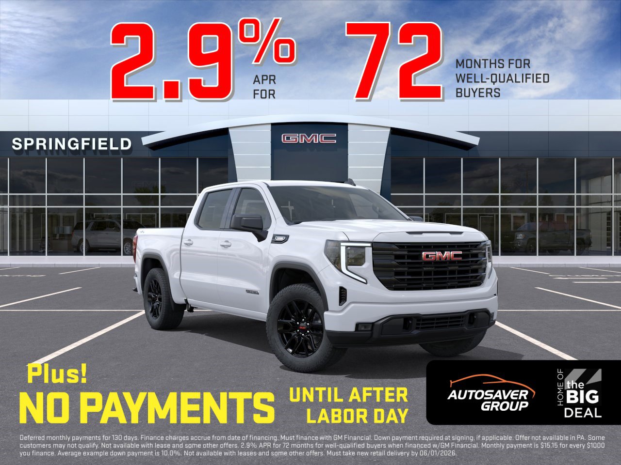 New 2026 GMC Sierra 1500 Elevation AWD/4WD image 1