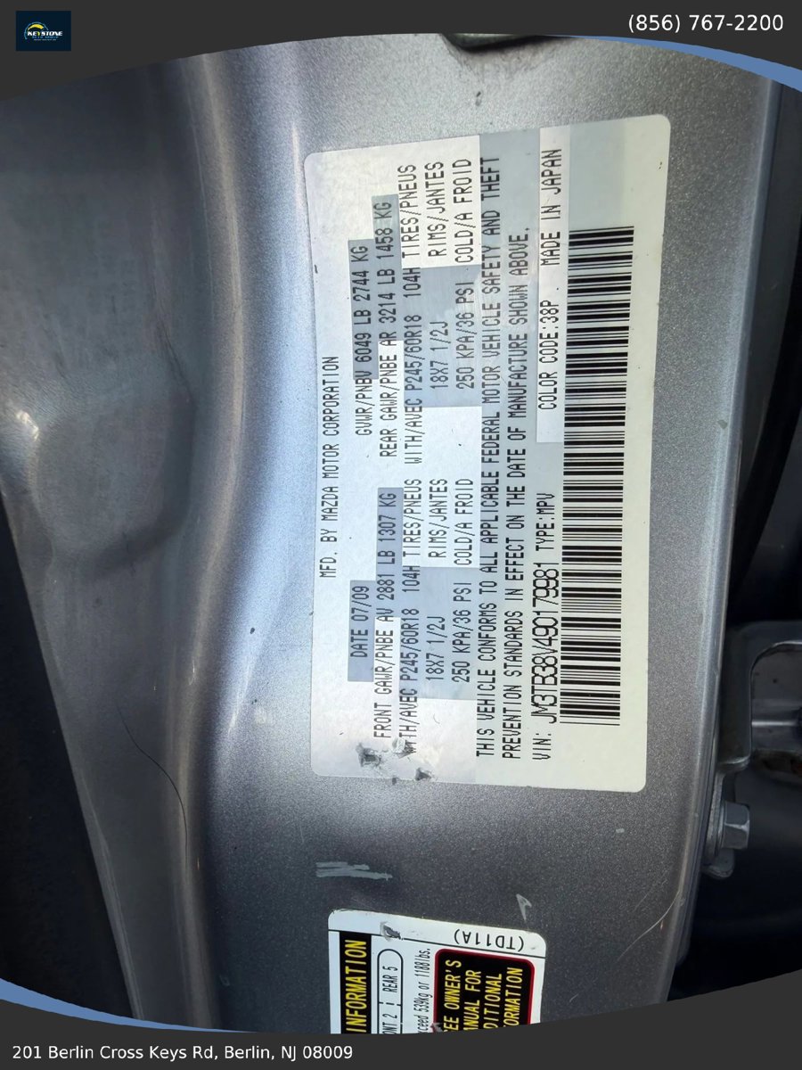 Used 2009 MAZDA CX-9 Touring w/ Moonroof & Bose Audio Pkg AWD/4WD image 37