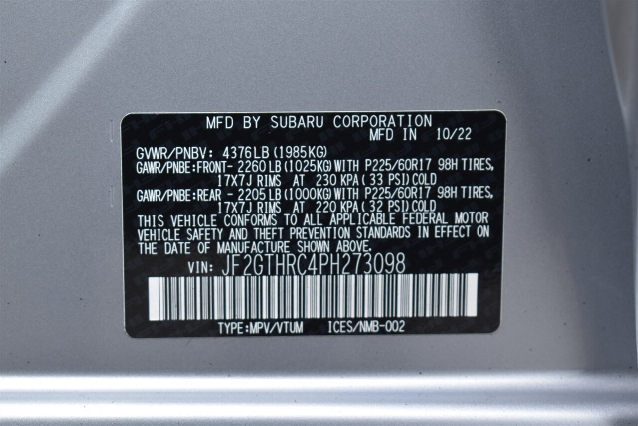 Used 2023 Subaru Crosstrek 2.5i Sport AWD/4WD image 34