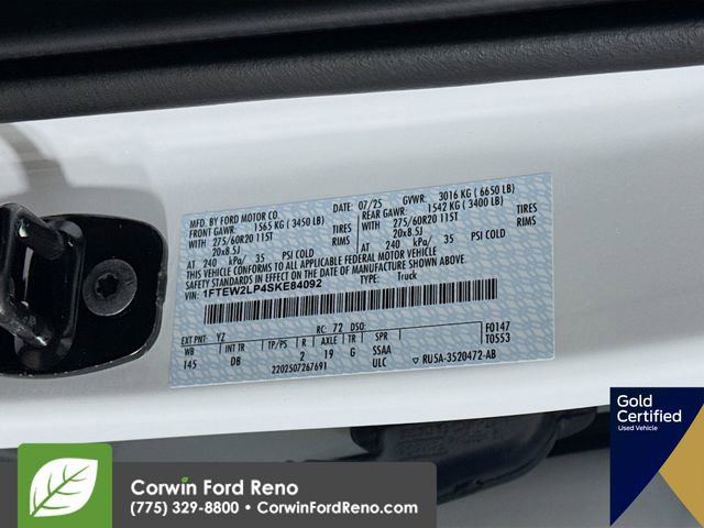 Used 2025 Ford F150 STX w/ STX Black Appearance Package AWD/4WD image 34