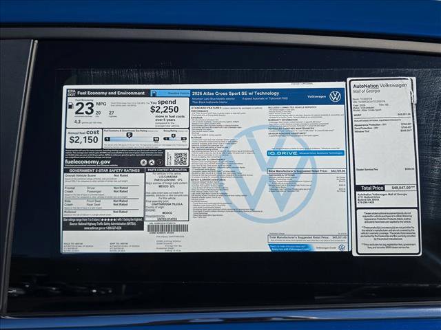 New 2026 Volkswagen Atlas Cross Sport SE image 17