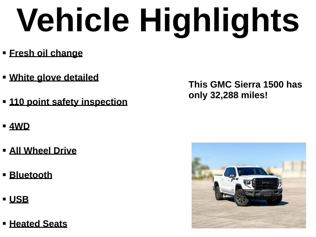 Used 2025 GMC Sierra 1500 AT4X AWD/4WD image 32