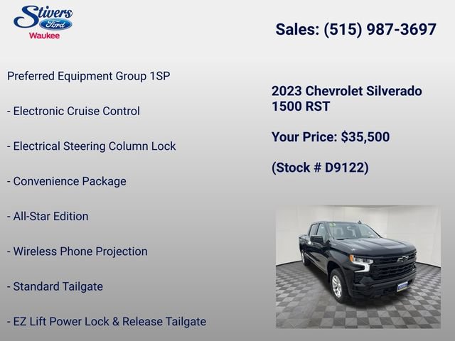 Used 2023 Chevrolet Silverado 1500 RST AWD/4WD image 22