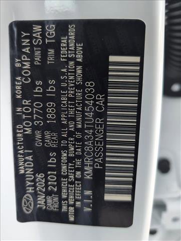New 2026 Hyundai Venue SEL FWD image 20