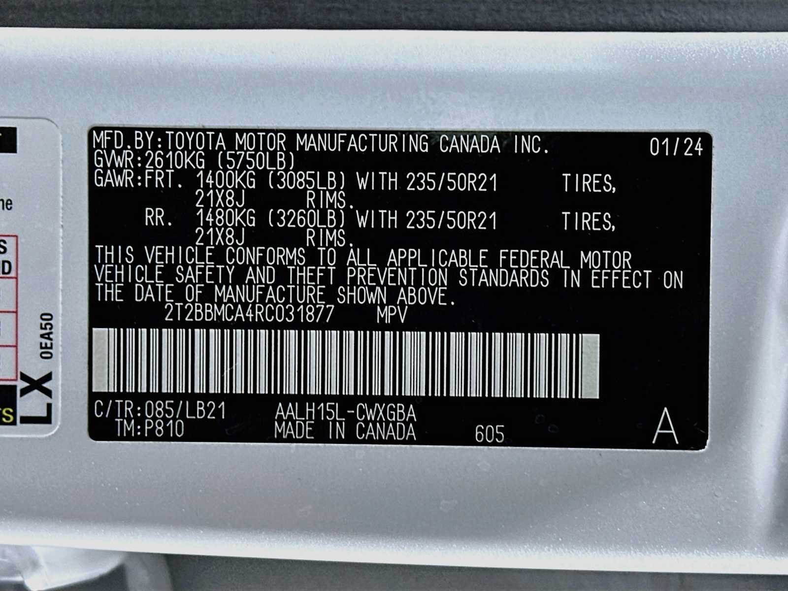 Used 2024 Lexus RX 350 w/ Convenience Package AWD/4WD image 32