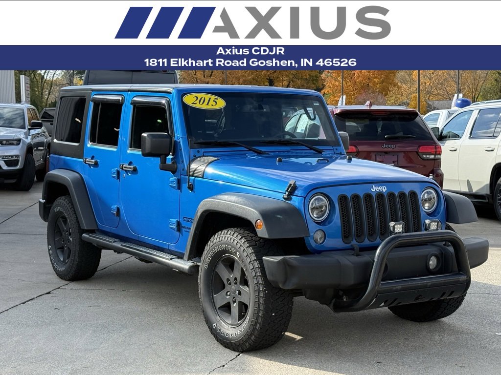 Used 2015 Jeep Wrangler Unlimited Sport w/ Quick Order Package 24S image 1