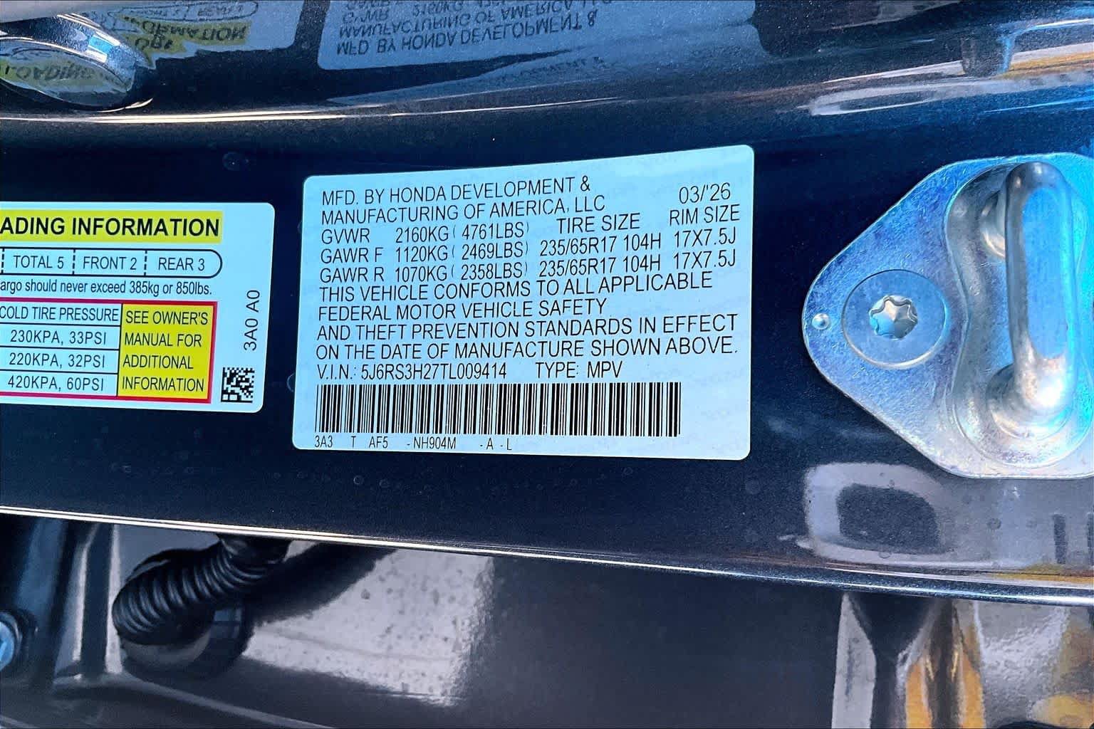 Used 2026 Honda CR-V LX image 22