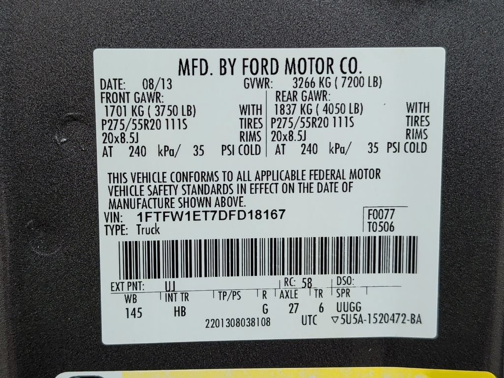 Used 2013 Ford F150 Lariat w/ Luxury Equipment Group AWD/4WD image 40
