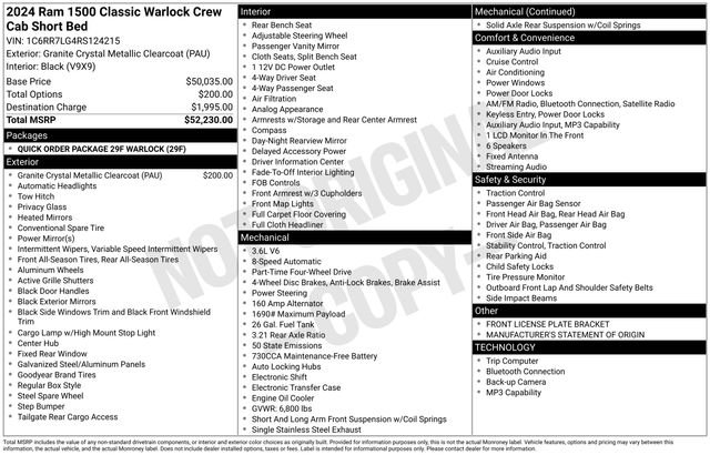 Used 2024 RAM 1500 Warlock AWD/4WD image 39