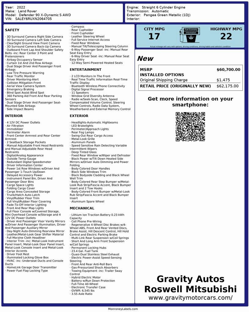 Used 2022 Land Rover Defender 90 X-Dynamic S image 3