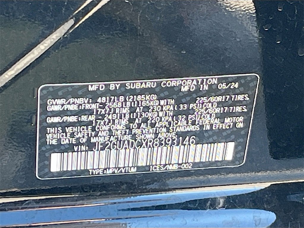 Used 2024 Subaru Crosstrek 2.0i Premium image 32