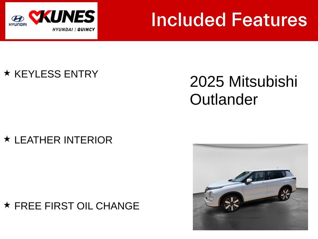Used 2025 Mitsubishi Outlander SE FWD image 3