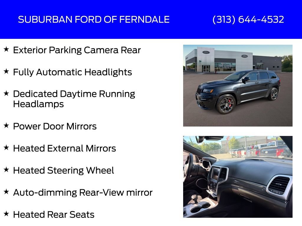 Used 2014 Jeep Grand Cherokee SRT w/ Trailer Tow Group IV AWD/4WD image 17