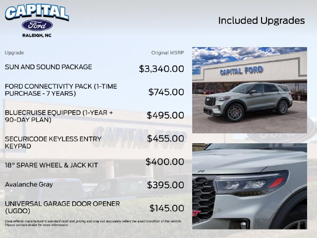New 2027 Ford Explorer ST w/ Sun And Sound Package AWD/4WD image 5