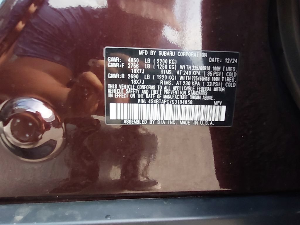 Certified 2025 Subaru Outback Touring AWD/4WD image 32