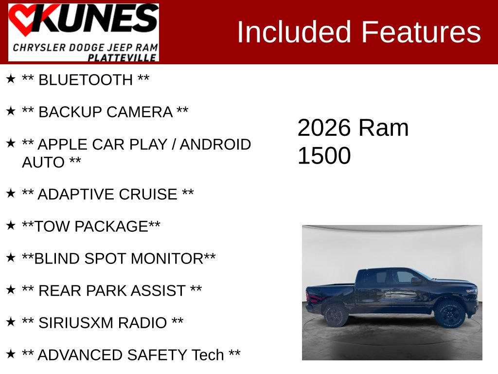 Used 2026 RAM 1500 Warlock AWD/4WD image 2