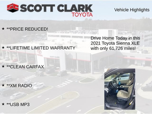 Used 2021 Toyota Sienna XLE w/ XLE Plus Package AWD/4WD image 11