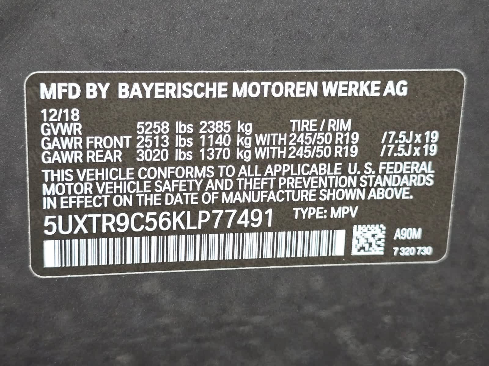 Used 2019 BMW X3 xDrive30i w/ Premium Package AWD/4WD image 32