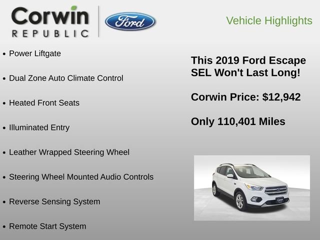 Used 2019 Ford Escape SEL FWD image 6