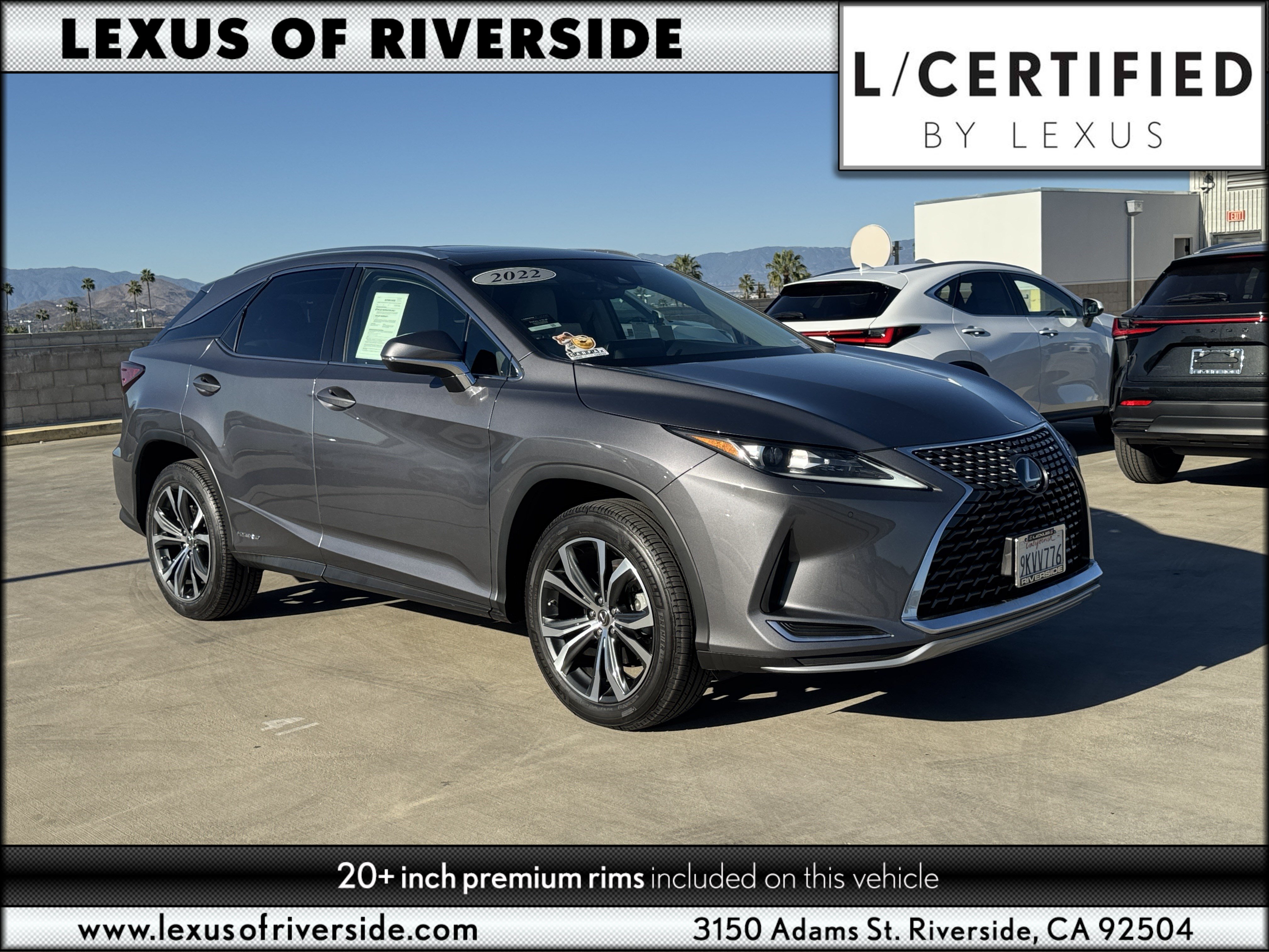 Certified 2022 Lexus RX 450h AWD w/ Premium Package image 1